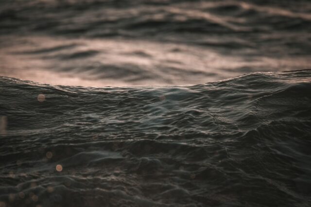 a body of water that is very close to the shore