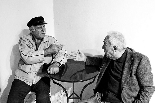 Greeks always argue about facts - 20080503_0907 edbw