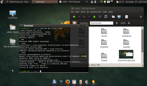 Linux Mint EEE:llä